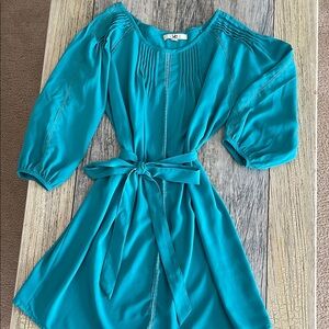 Ya Los Angeles Teal Midi Dress